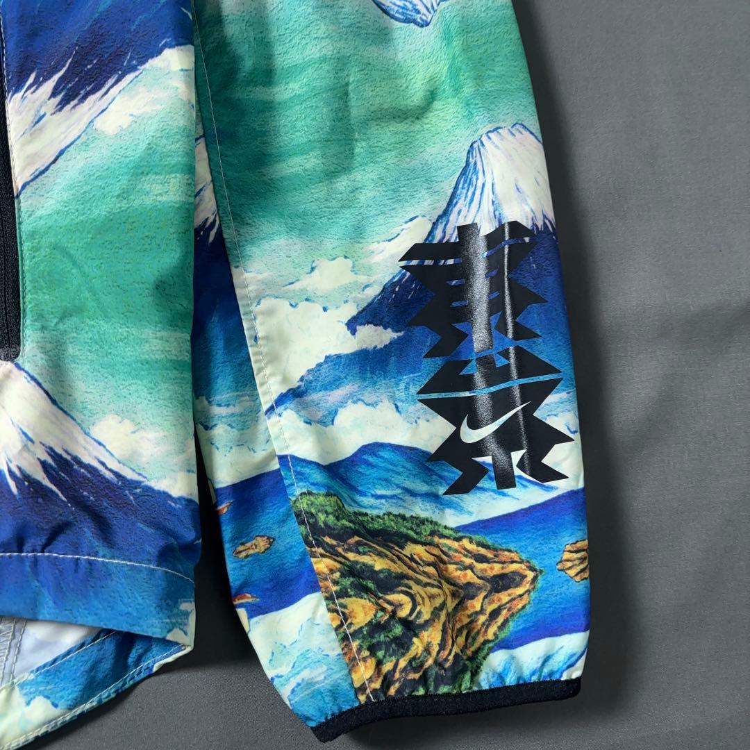 NIKE 東京マラソン 限定 ナイロンジャケット 富士山 総柄 和柄