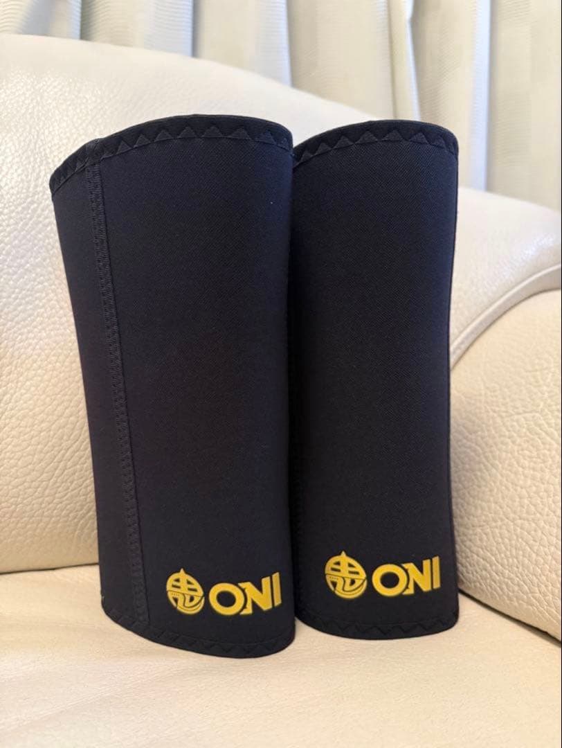 【新品未使用】ONI ニースリーブ ONI ニースリーブPRO IPF公認 膝サポーター スクワット 鬼プロ(A級品