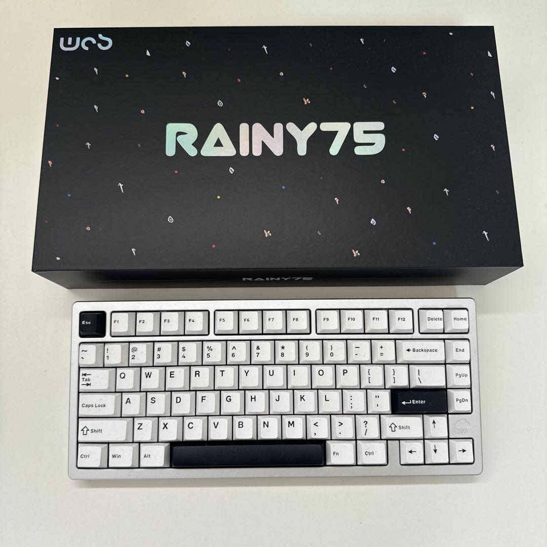 WOBKEY Rainy 75キーボード【Proモデル/シルバー】ほぼ新品同様
