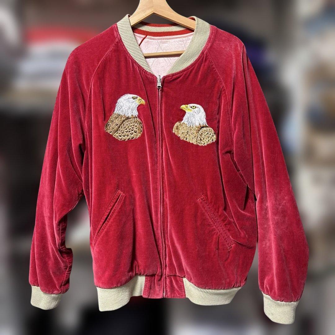 DENIME ドゥニーム 別珍 × キルティングサテン スカジャン Denime（ドゥニーム） SHINS社製ストックモデル 別珍 × キルティング