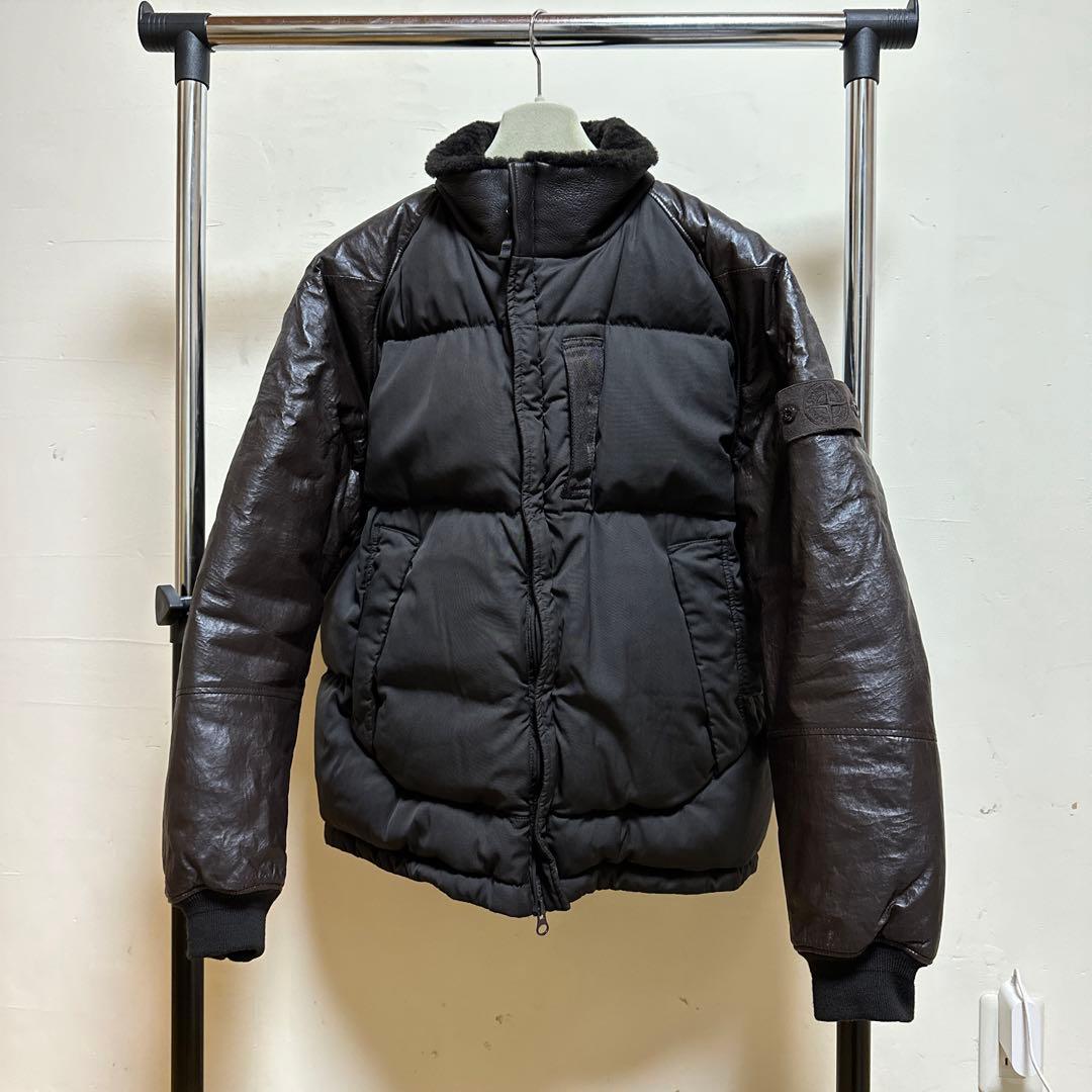 STONE ISLAND Ghost Piece Leather ダウン - メルカリ