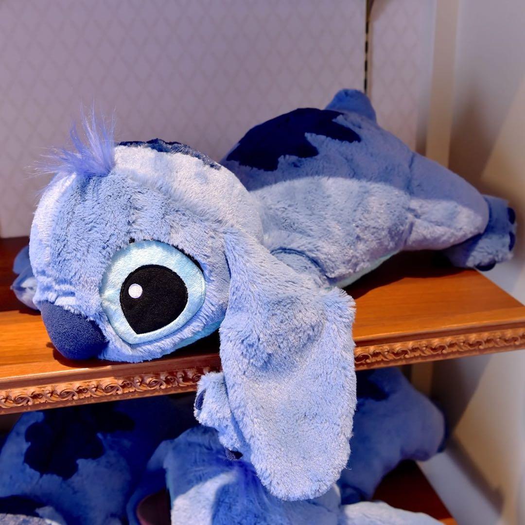 スティッチ だきぬいぐるみ 寝そべり 本体