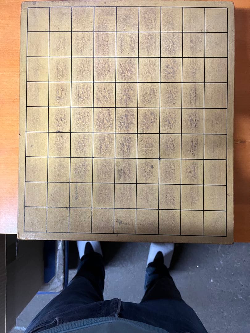 木製囲碁盤 標準サイズ 足付き　囲碁将棋　希少　レア