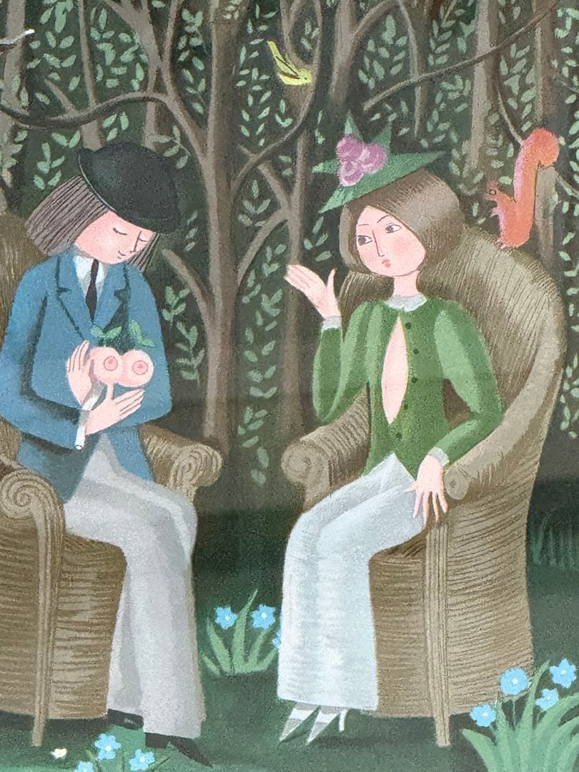 真作 レイモン・ペイネ フランス人気画家【春】EA23/50 本人サイン 共