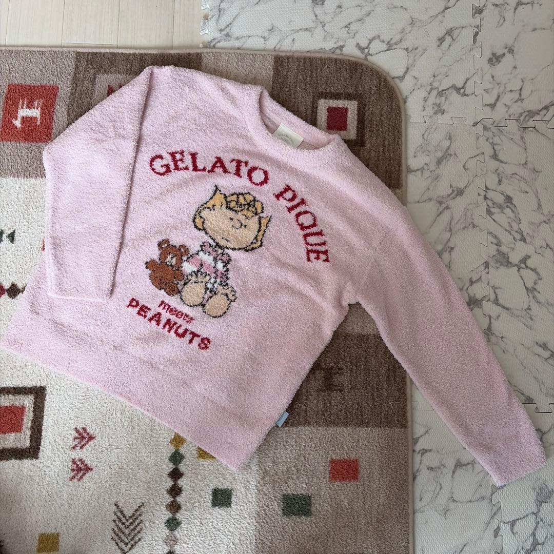 ジェラピケ オリジナルアート ジャガードプルオーバー＆ロングパンツセット