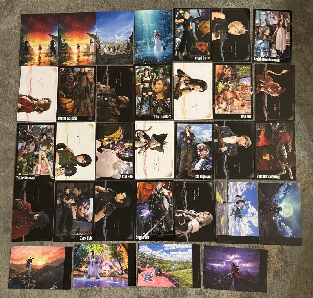 FF7 ファイナルファンタジー7 リバース ポストカード 32枚セット