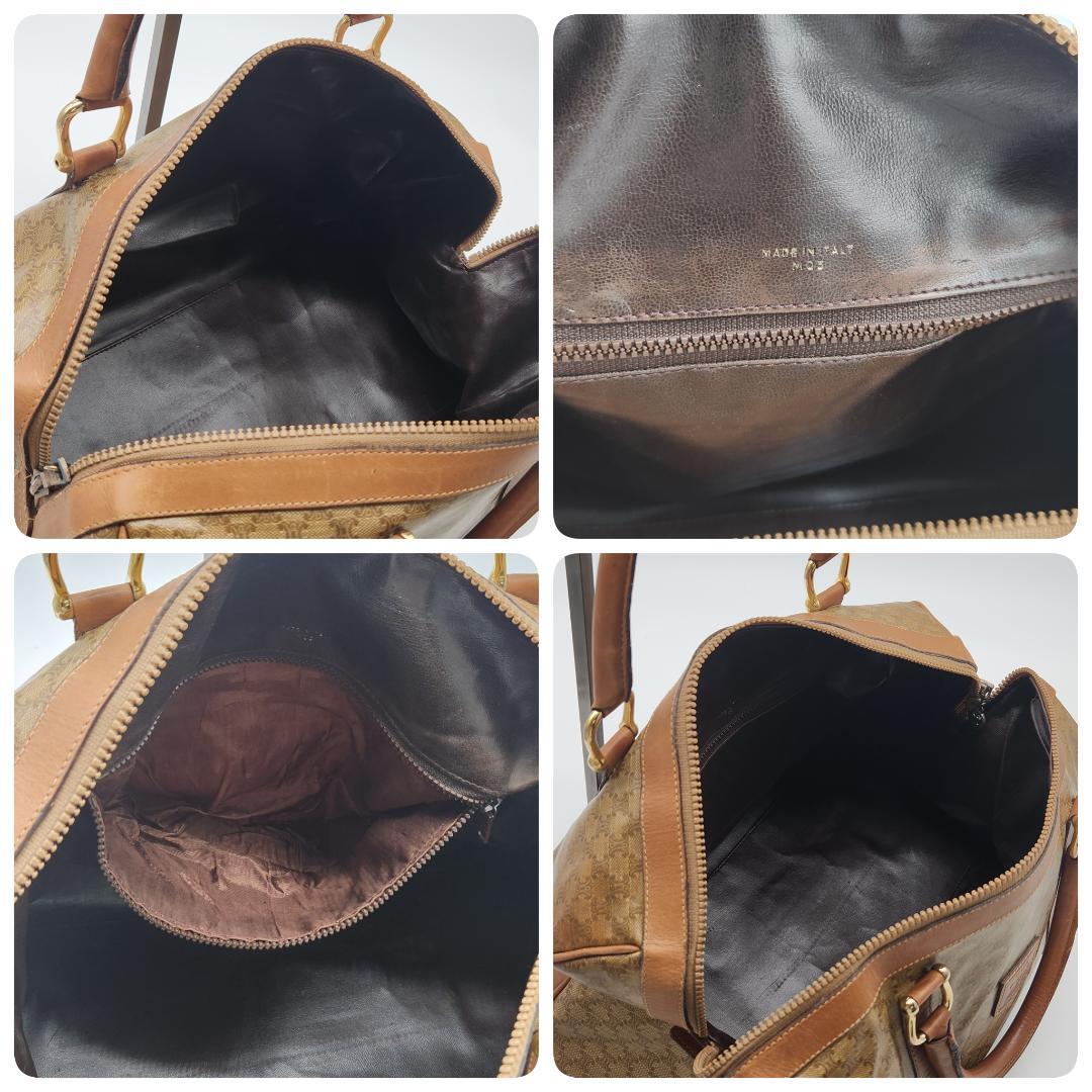 セリーヌ マカダム柄 PVC ハンド ボストンバッグ e369 - メルカリ