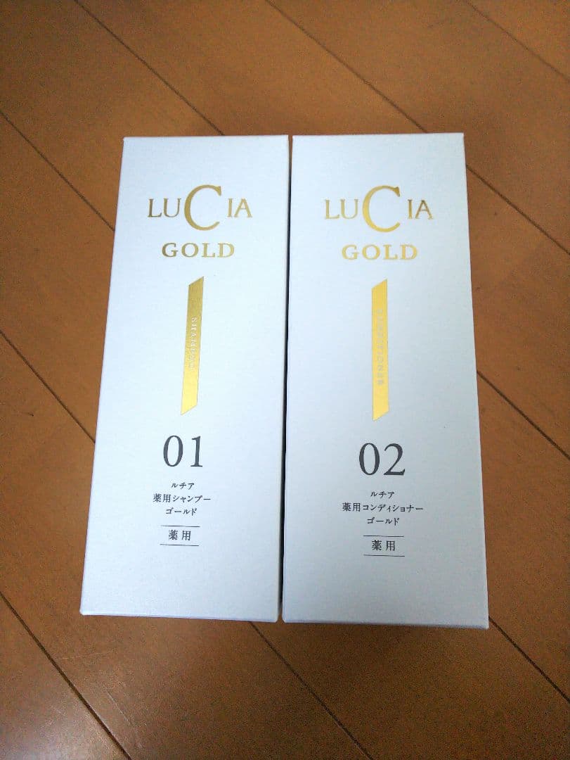 【新品・未使用】LUCIAGOLD 薬用シャンプー 01 02 セット