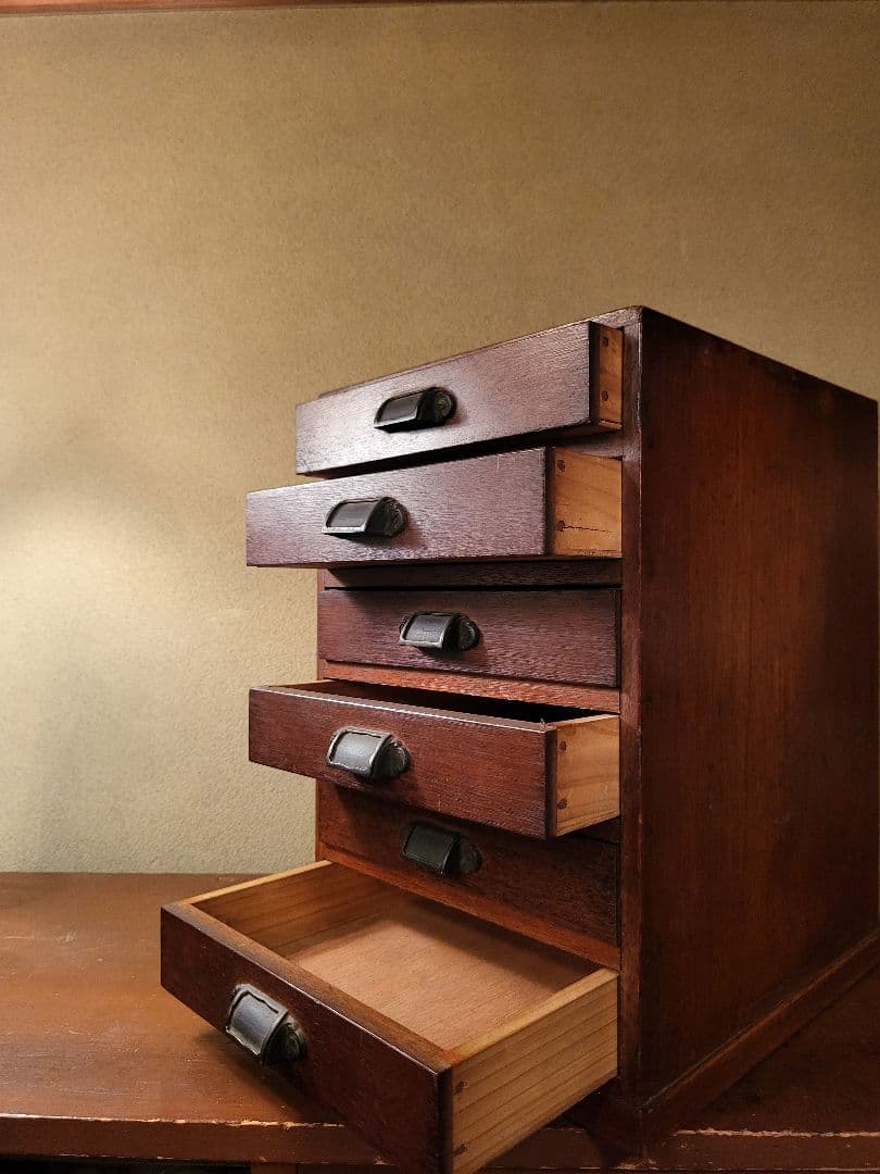 小引き出し　引き出し　6杯　ヴィンテージ　アンティーク