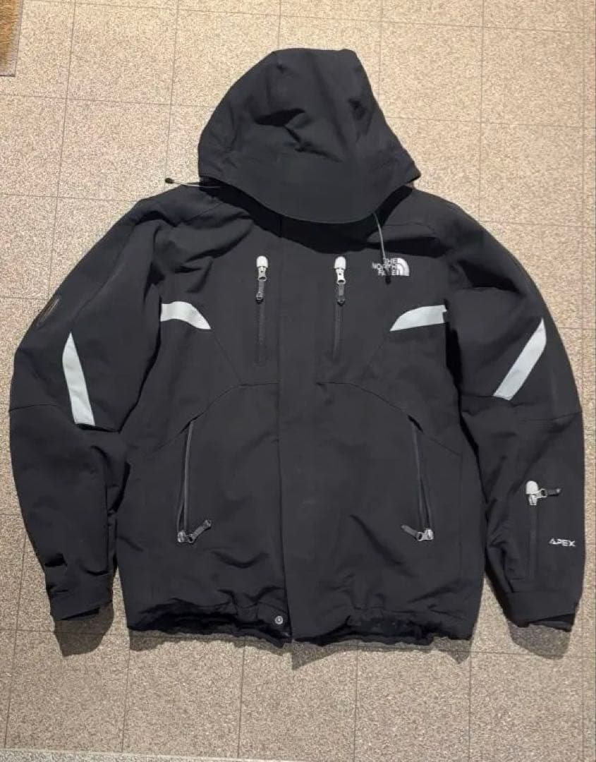 【希少】ノースフェイス APEX ソフトシェルジャケット リフレクター 黒 S
