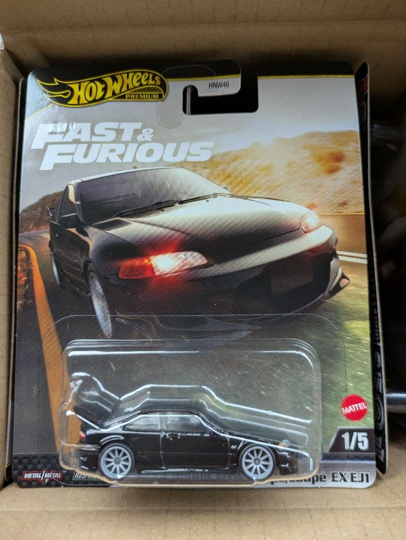 ホットウィール　ワイルド・スピード 1993ホンダ シビッククーペ 10台