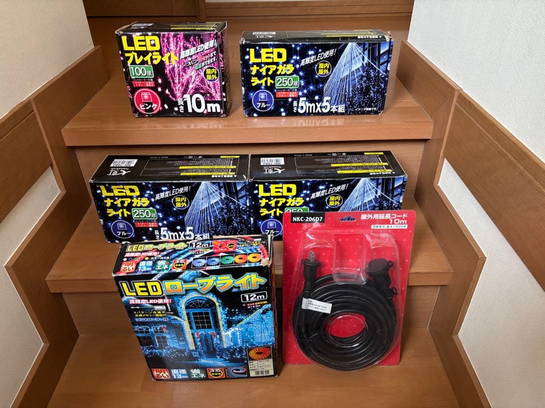 え*ん様 クリスマス　LEDイルミネーション　屋外／屋内　大量セット（ライト×5