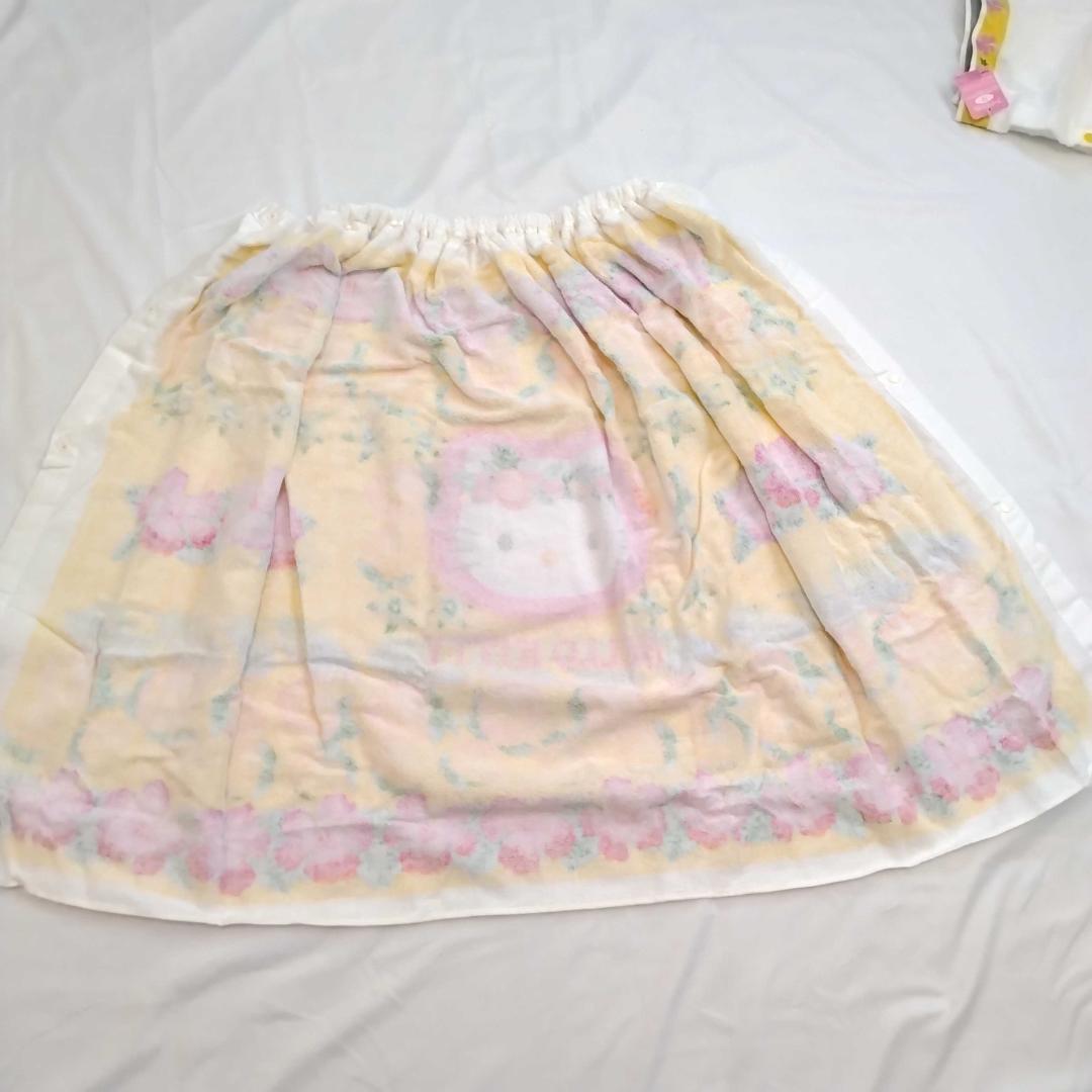 希少 2001年 ハローキティ ハイビスカス トロピカル フード付きタオル