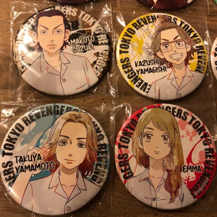 東京リベンジャーズ 缶バッジ まとめ売り - メルカリ