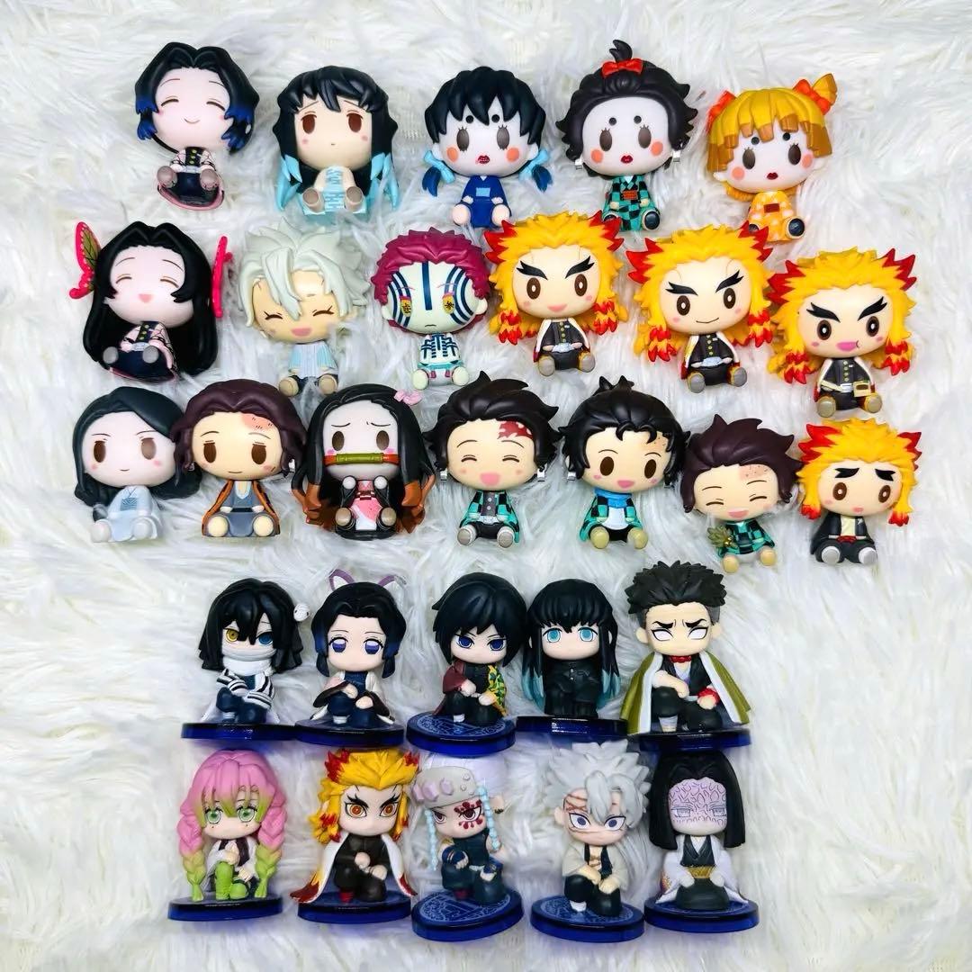 鬼滅の刃 美品 ちょこのっこ すわらせ隊 フィギュア まとめ