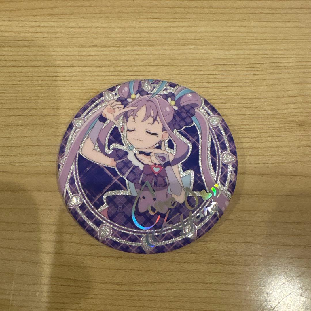 アイドルプリキュア展 キュアキュンキュンサイン付き缶バッチ - メルカリ