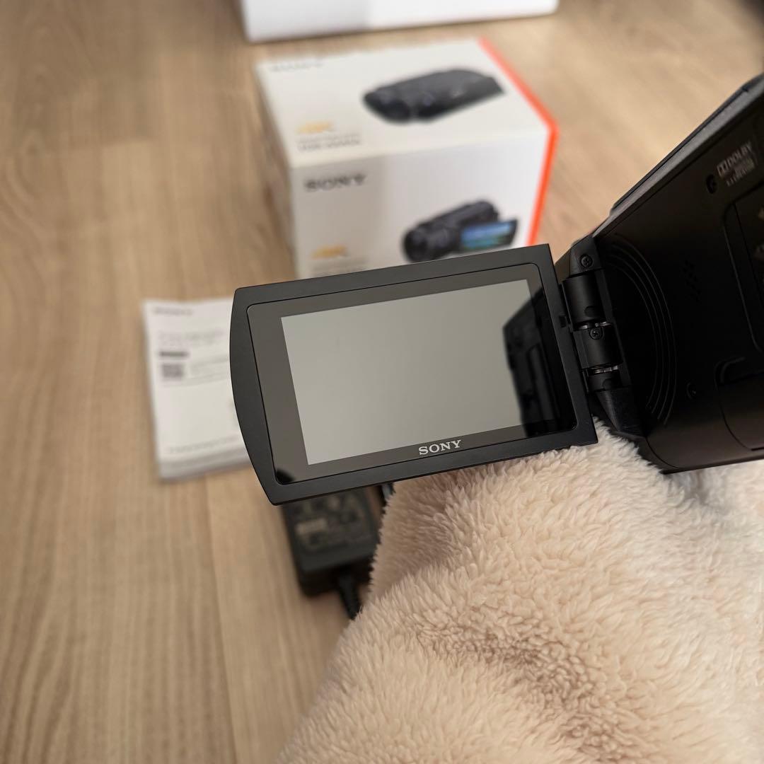 SONY FDR-AX45A 4Kビデオカメラ ＋Apple SDカードリーダー - メルカリ