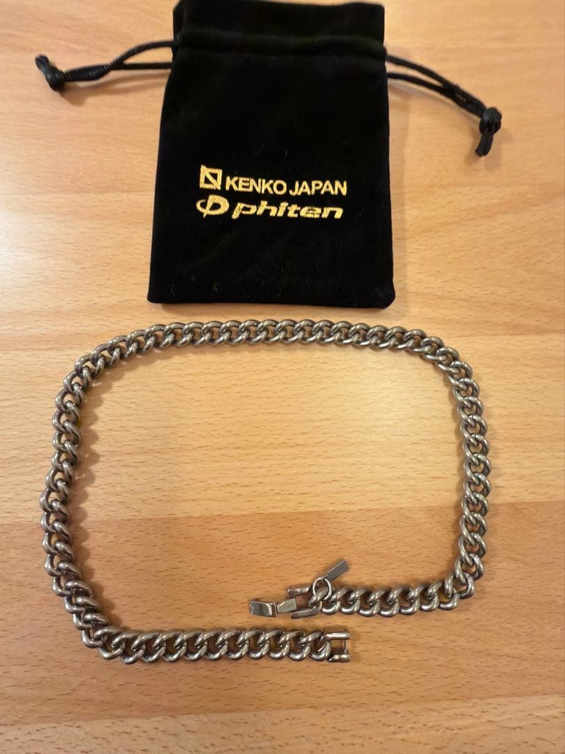 ⭐︎美品⭐︎Phiten X KENKO JAPAN チタンネックレス