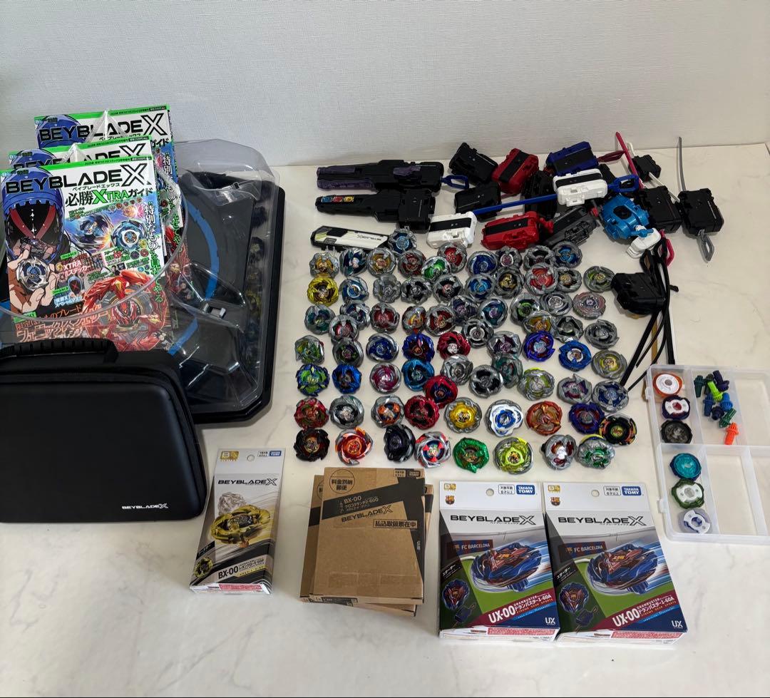 【未使用品有】ベイブレードx 引退品 レアベイ多数 ベイ70個以上 スタジアム