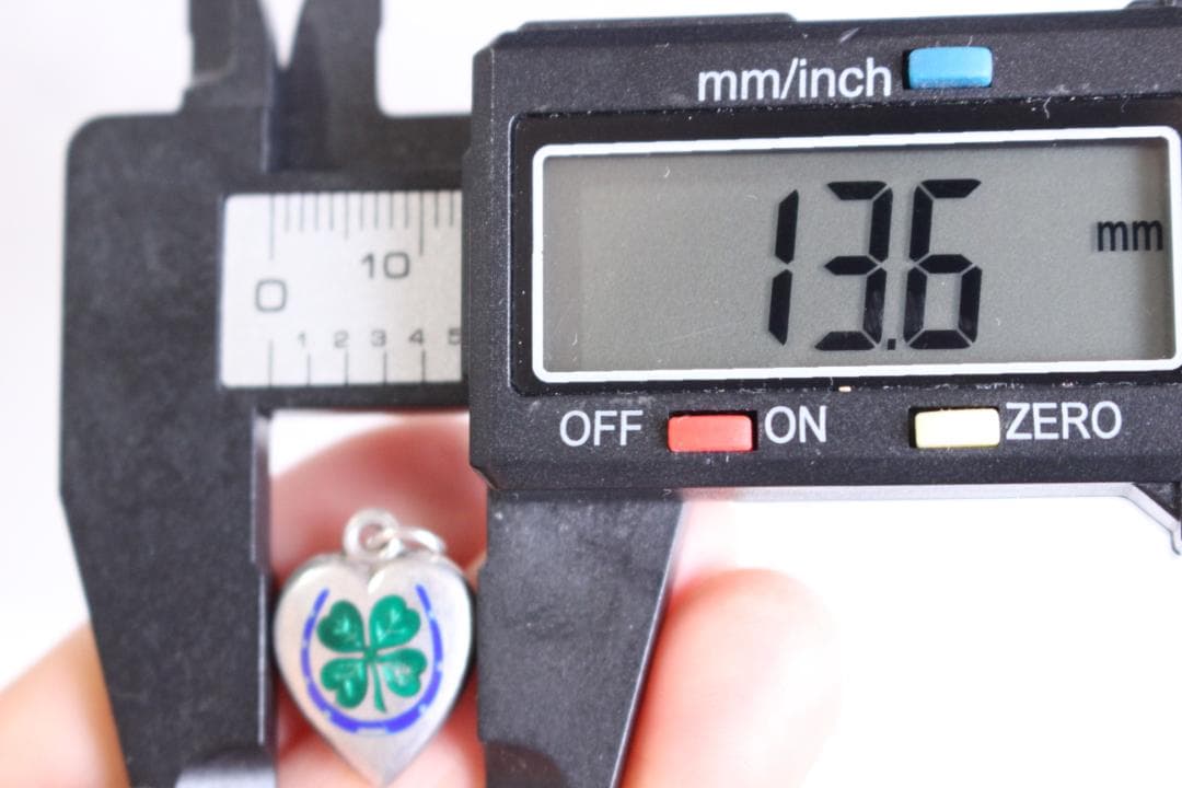 40s スウィートハートジュエリー WW2 四葉＆馬蹄 エナメル 古着 ギフト