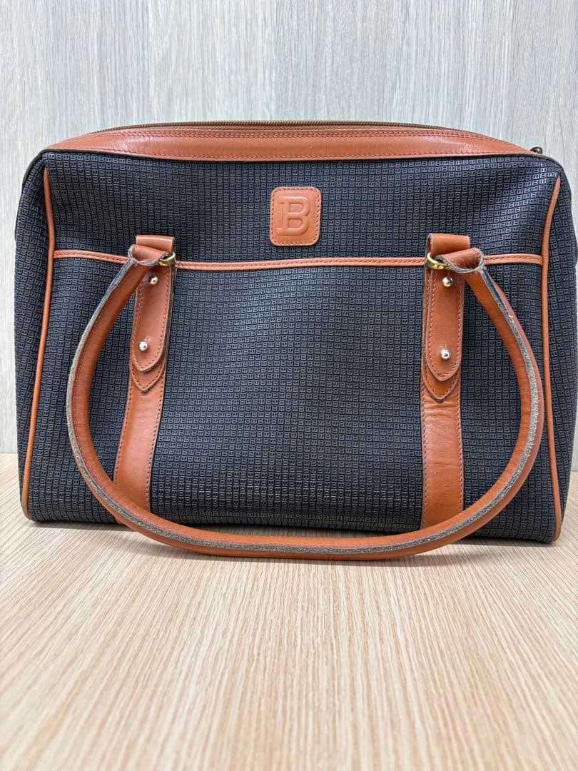 BALLY バリー トートバッグ 総柄 レザー A4収納可 美品