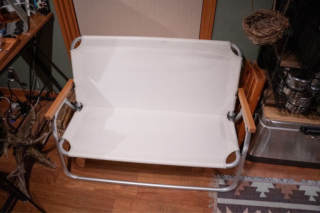 無印良品 アルミ折りたたみベンチ　絶版品