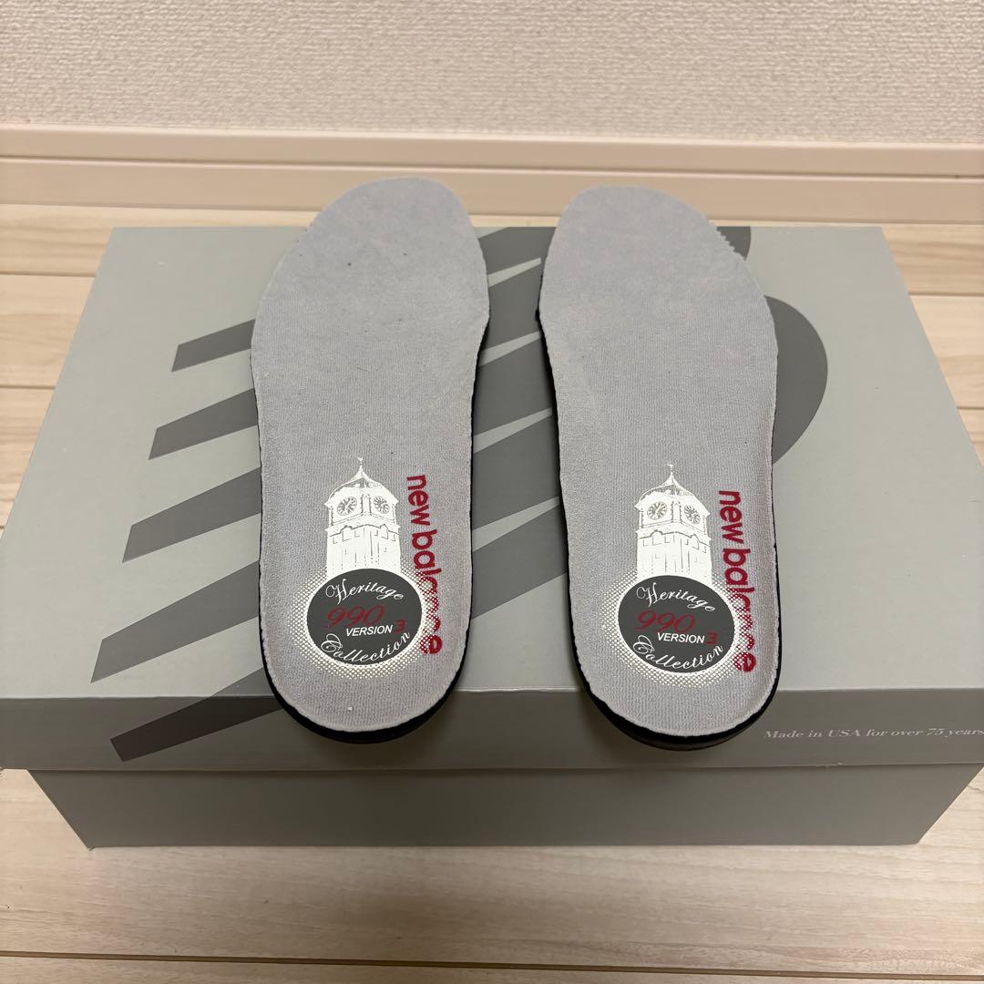 ニューバランス　New Balance 990V3 Gray 27.5cm