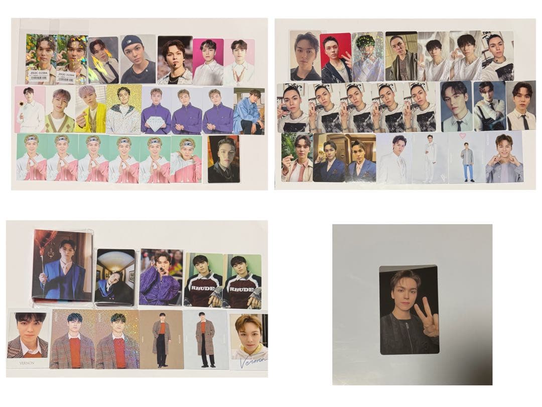 SEVENTEEN セブチ バーノン トレカ バインダー 56点 まとめ売り - メルカリ