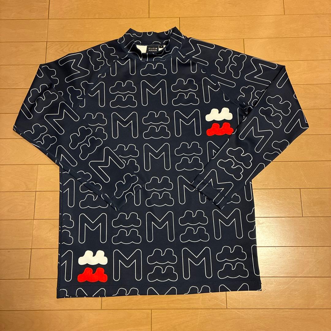 MUTA MARINE ムータマリン　モックネック　長袖　メンズ　ネイビー　6