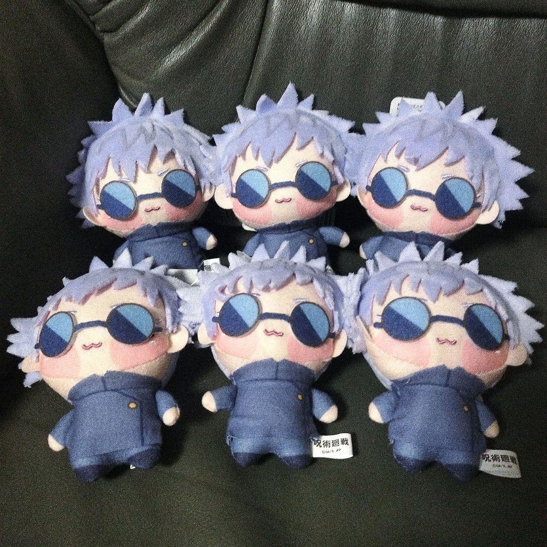 呪術廻戦 五条悟 ちょぴぬいぷち 6個 まとめ売り