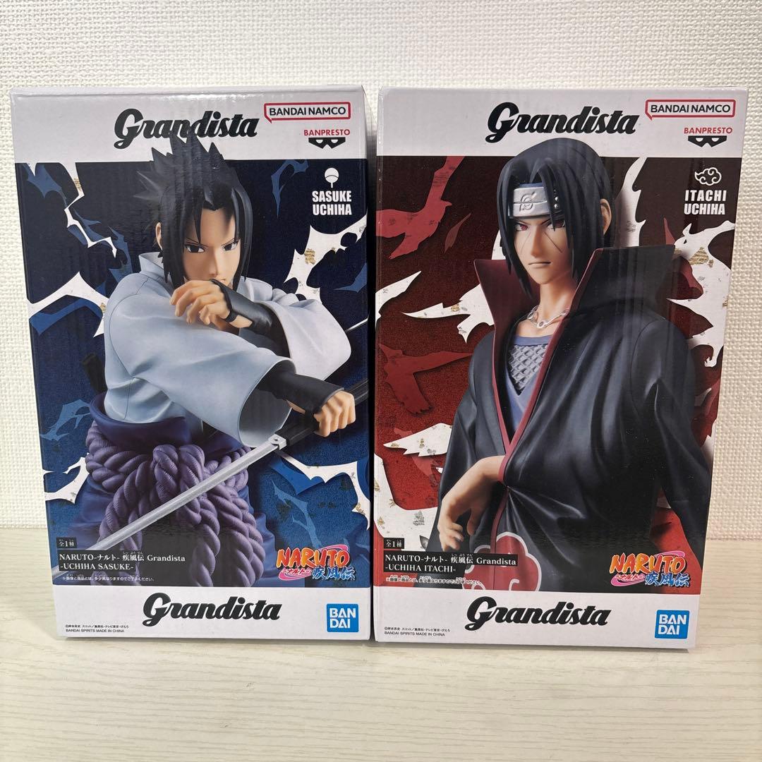 NARUTO グランディスタ うちはサスケ・イタチ フィギュアセット - メルカリ