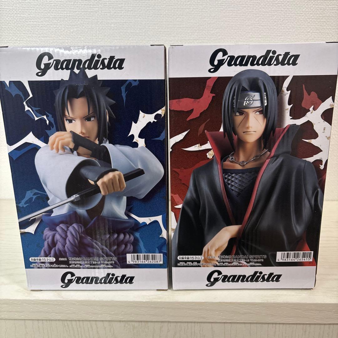 NARUTO グランディスタ うちはサスケ・イタチ フィギュアセット - メルカリ