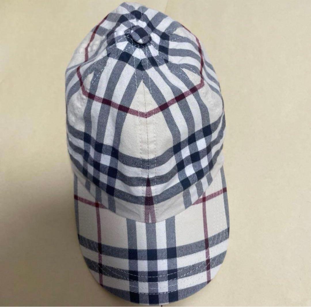 BURBERRY チェック柄 ベースボールキャップ L バーバリー8073370