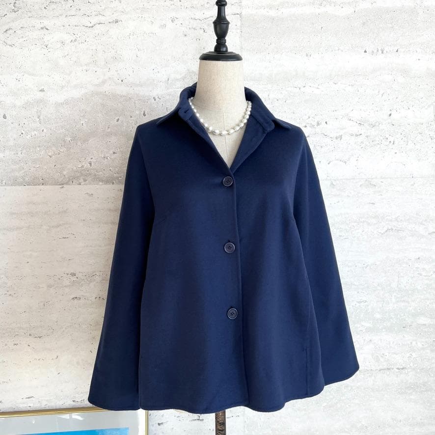 極美品★LOROPIANA★カシミヤ★レザー★ダブルフェイス★ジャケット★コート
