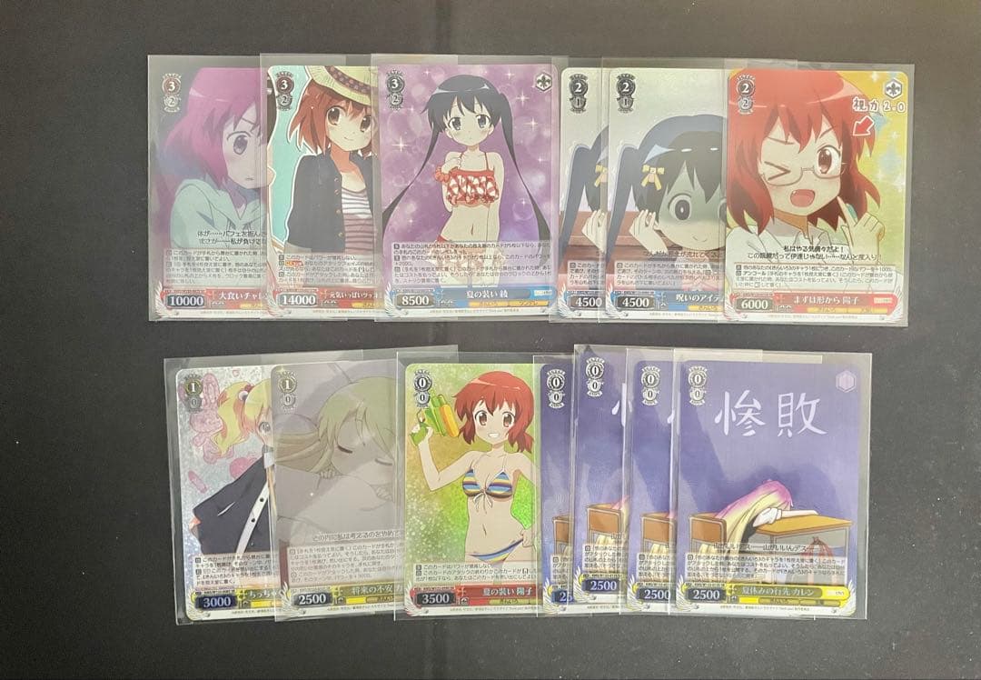 ヴァイスシュバルツ きんモザ8電源 フルレアデッキ＋パーツ - メルカリ