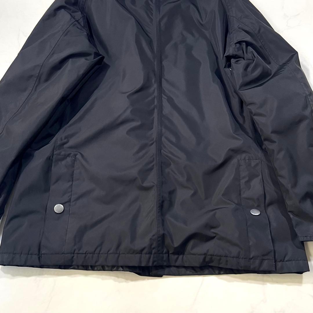 Barbour ジャケット チェックBAYHAM 黒 ダブルジップ - メルカリ
