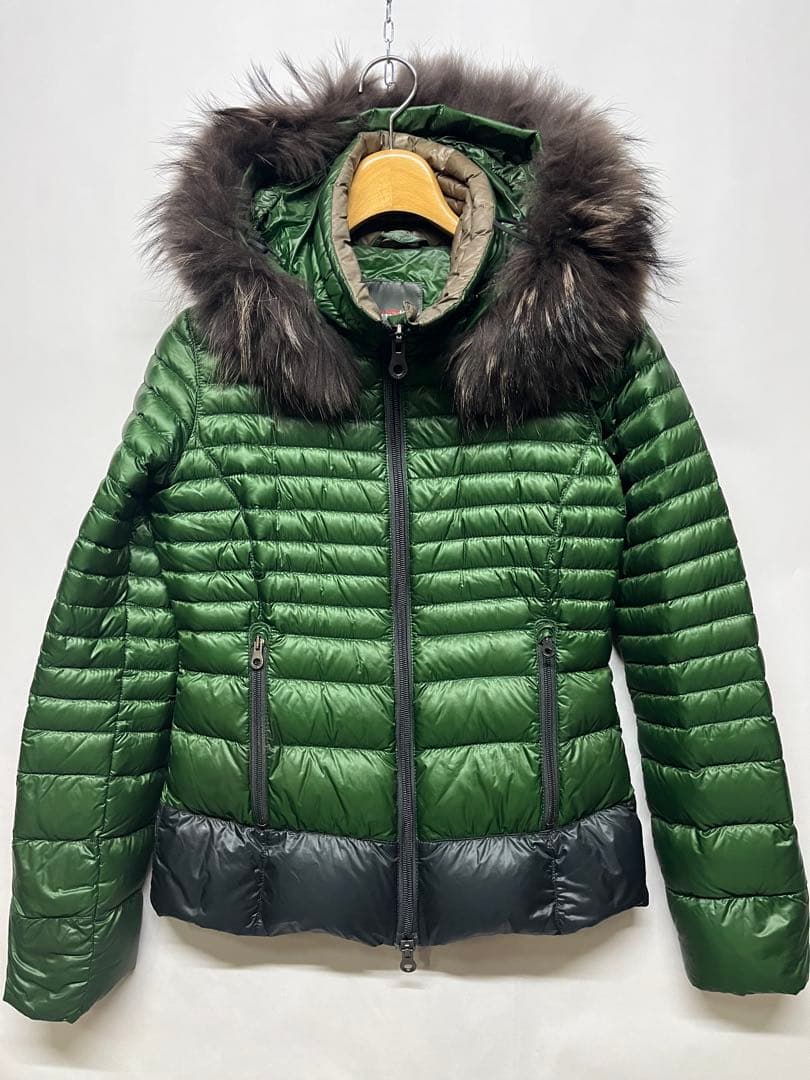綺麗 DUVETICAデュベティカ リアルファーフーデッド ダウンジャケット42