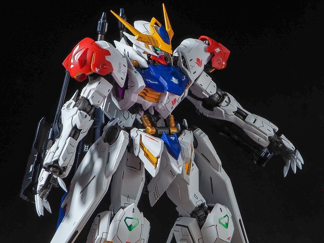 mg ガンダムバルバトスルプス 全塗装 完成品 パイロット塗装 ラスト