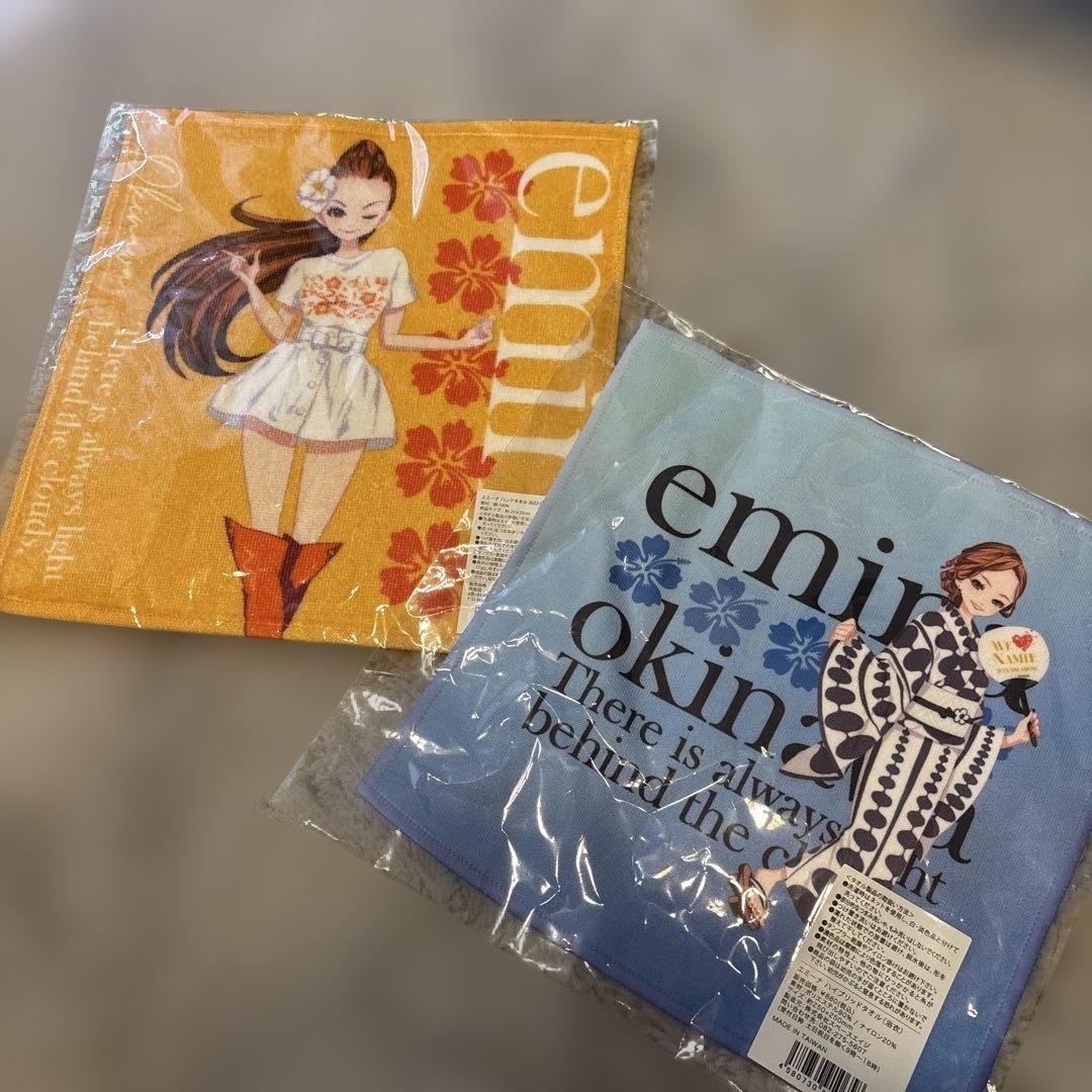 安室奈美恵 エミーナ タオル2枚セット - メルカリ