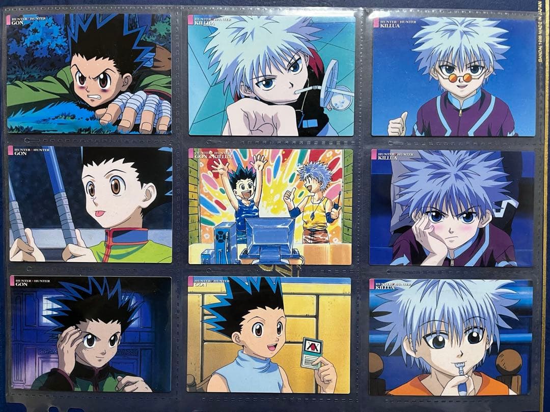 HUNTER×HUNTER カードダスマスターズ　No.10〜18 9枚セット