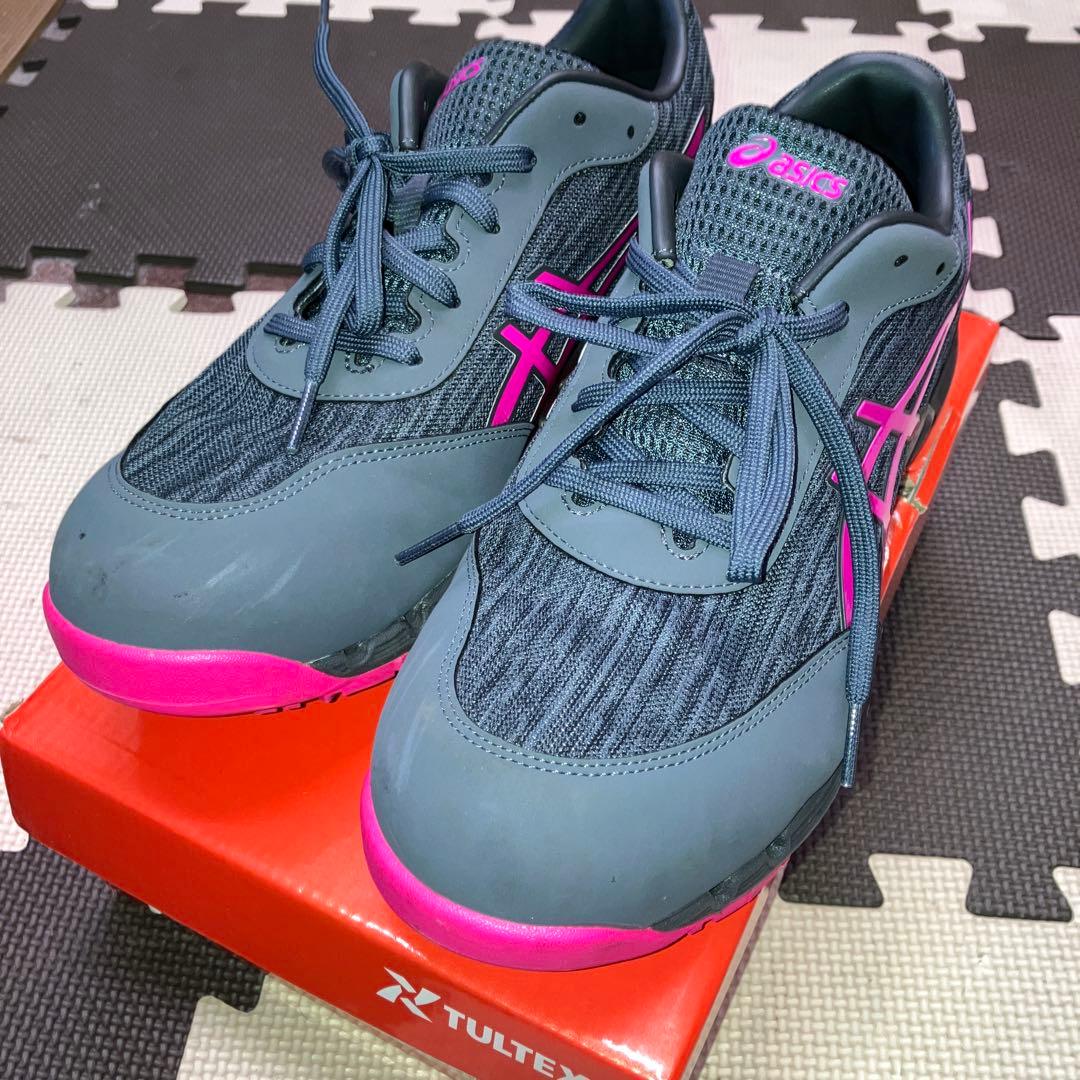 ASICS TULTEX 安全靴 グレー/ピンク26.5cm ASICS 安全靴 グレー/ピンク 26.5cm - メルカリ