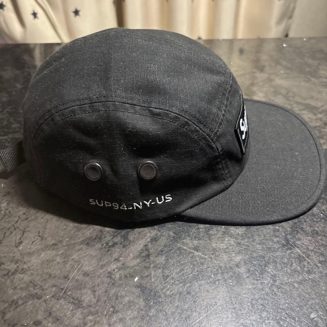Supreme ブラック キャップ SUP94 - メルカリ