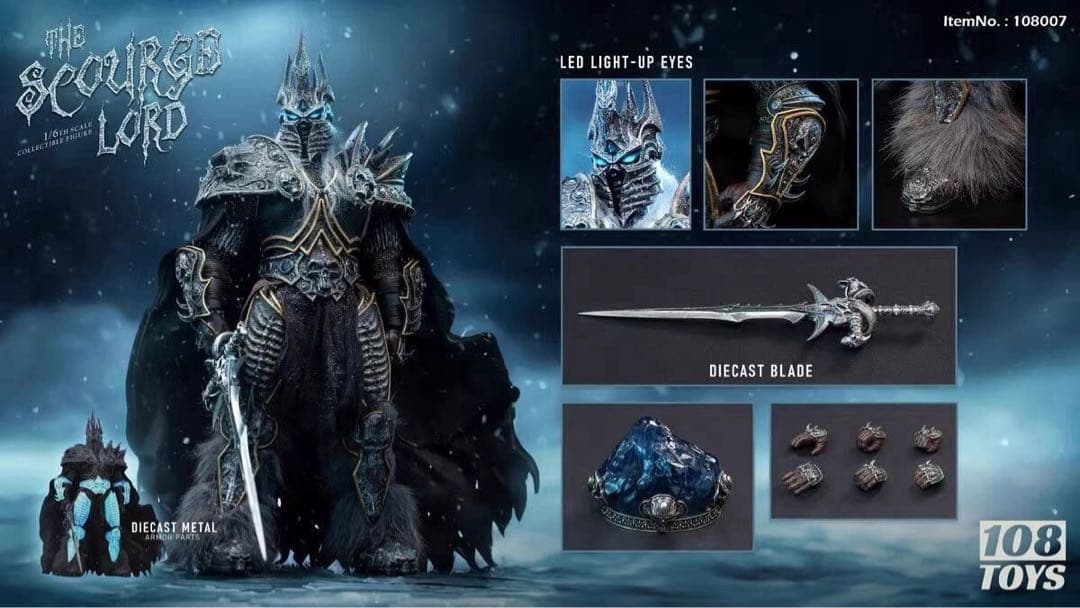 108Toys 108007 フローズンリッチキング 1/6 Lich King
