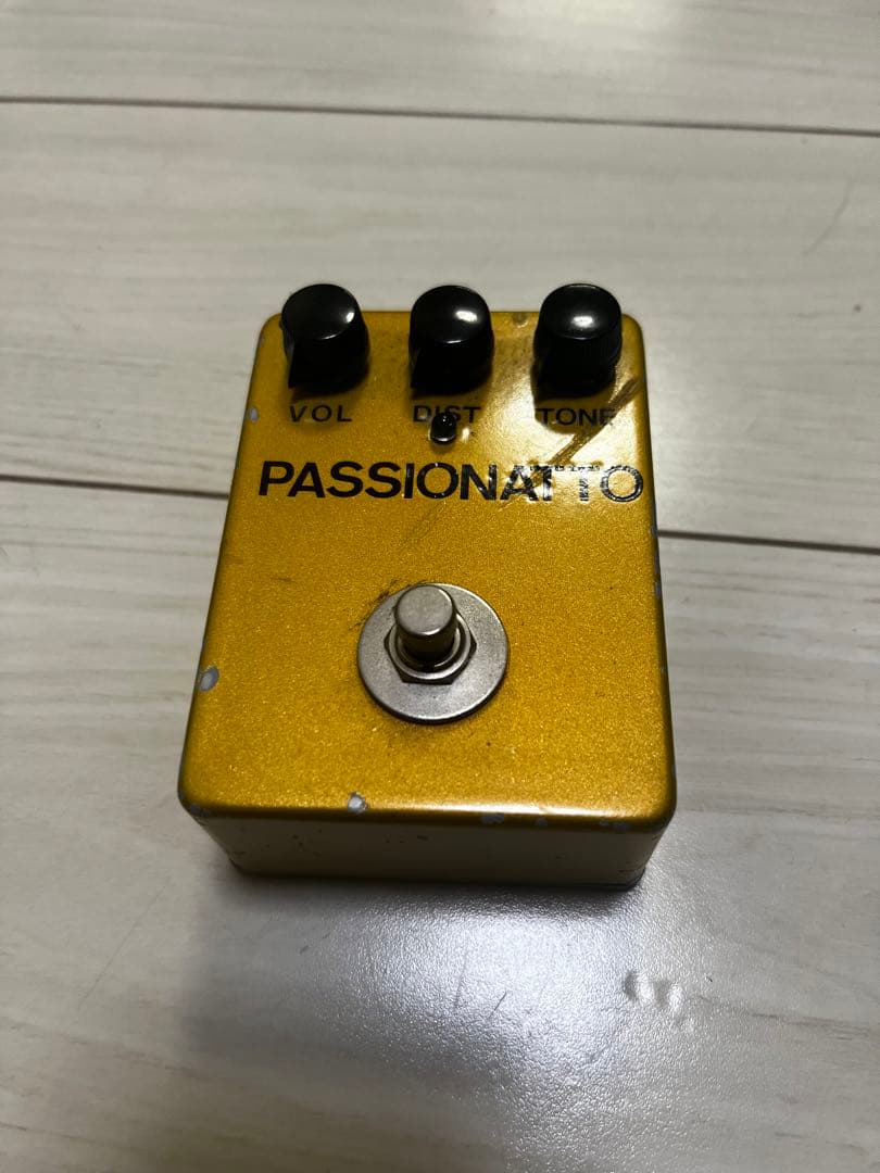 PASSIONATO ギターエフェクター ゴールド