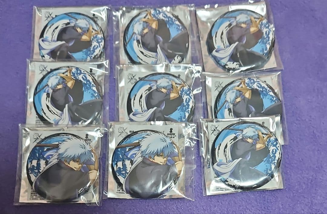 銀魂 ヴィレッジヴァンガード 缶バッジ 坂田銀時