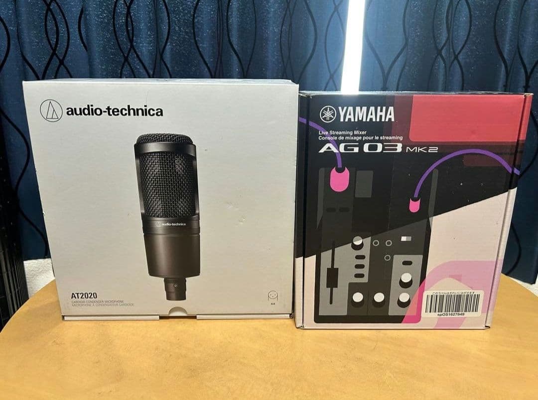 オーディオテクニカ AT2020 YAMAHA AG03 MK2