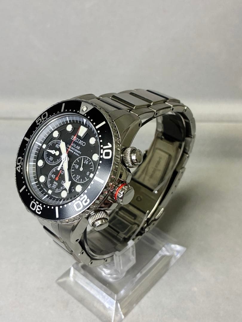 SEIKO PROSPEX ダイバー腕時計 V175-0AD0 クオーツ 稼働 - メルカリ