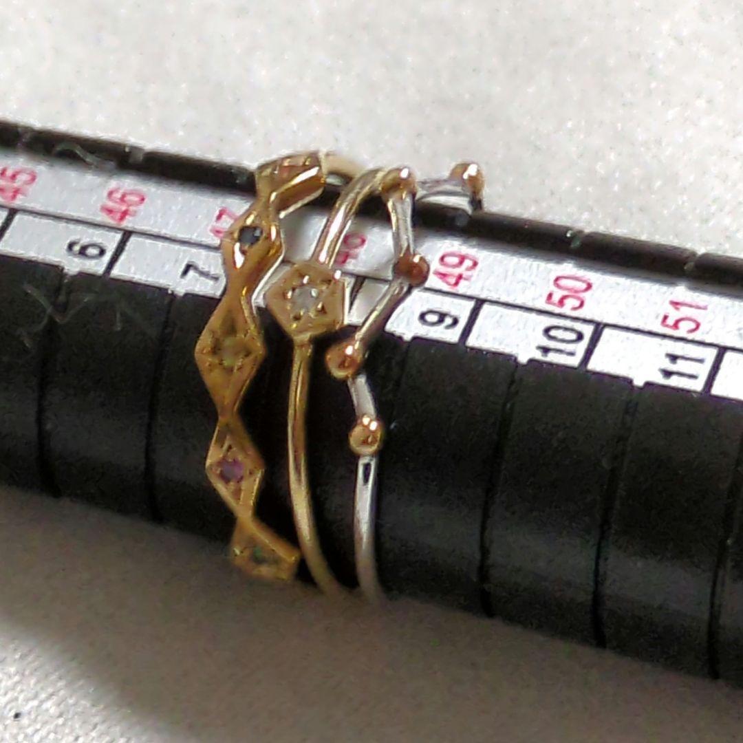 エテ✾k10 10金 クリスマス限定 カラーストーンリング - メルカリ