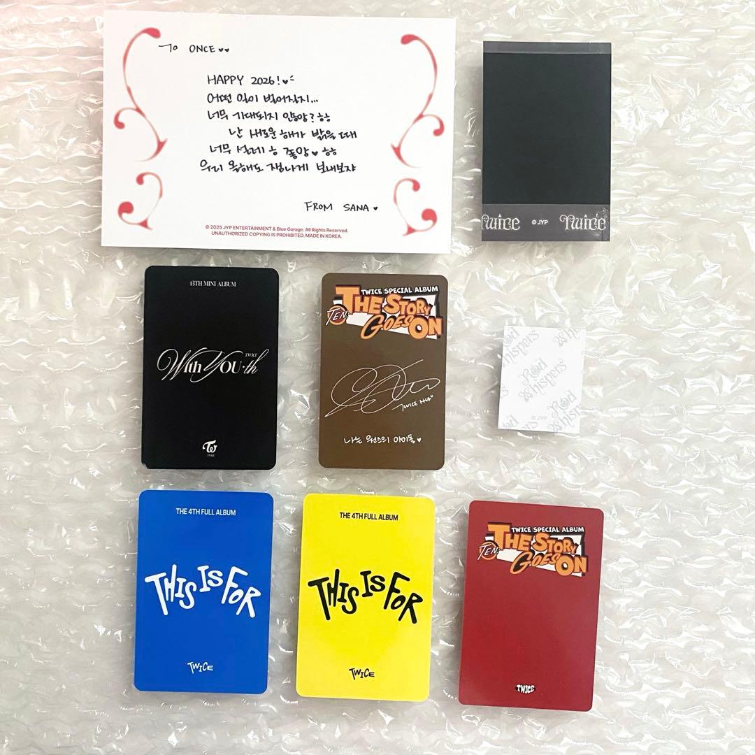 TWICE サナ トレカ シーグリ IDカード チェキ ポストカード - メルカリ