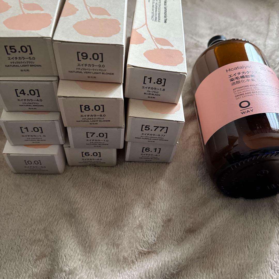 新品 Hカラー オーガニックカラー 2剤